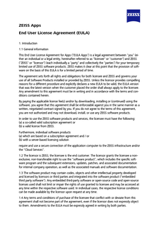 Previzualizare imaginea ZEISS Apps End User License Agreement (EULA)