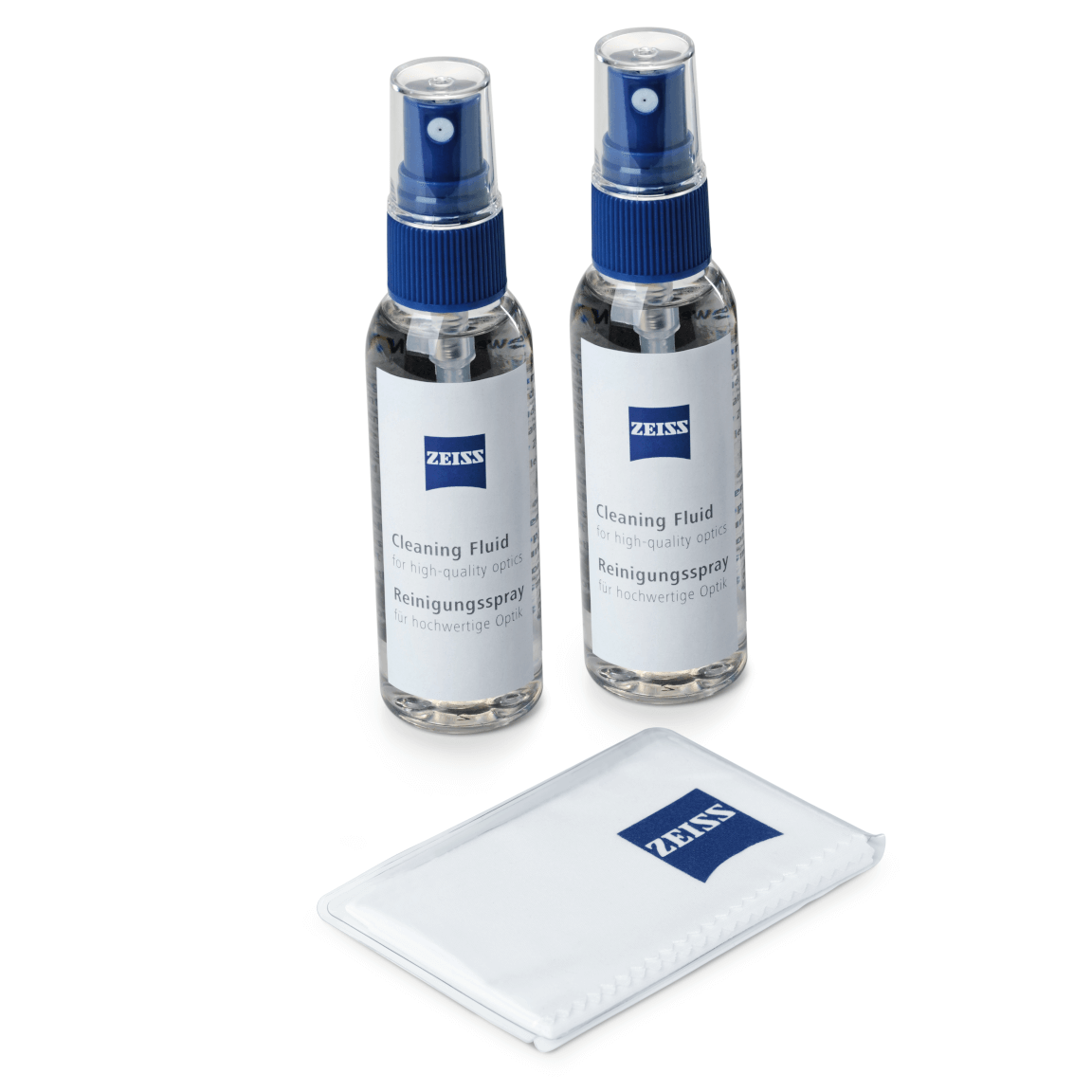 Curățarea lentilelor pentru ochelari nu a fost niciodată mai ușoară, datorită lavetei ZEISS din microfibră și a spray-ului de curățare ZEISS special concepute pentru lentile.