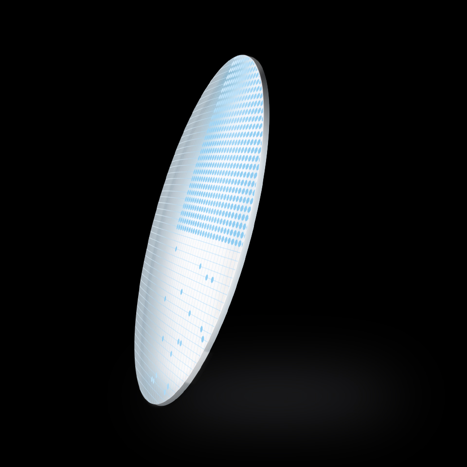 Trei ilustrații cu lentilelor sferice monofocale standard, cu lentile asferice monofocale standard și cu lentile monofocale ClearView de la ZEISS, care arată diferența dintre punctele de optimizare incluse și grosimea lentilelor.
